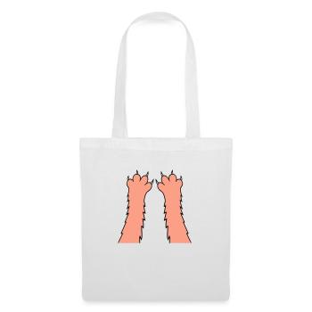Cats, claws, paws, paws, sharp claws, scratching - Tote Bag - white - Front