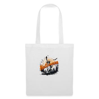 Statue de la Liberté Halloween | Effrayant NYC H - Sac en tissu - blanc - Devant