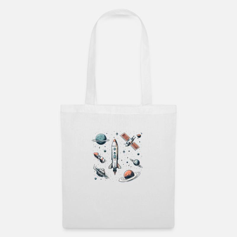 Adventures in Space: Explore the Universe - Tote Bag - white