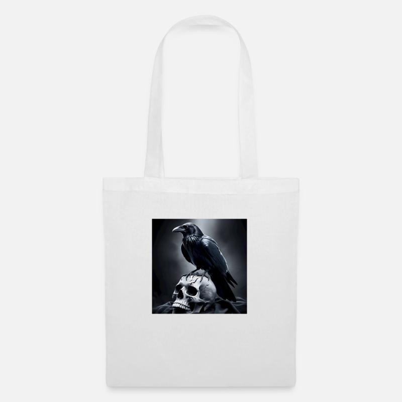 Raven 1 - Stoffbeutel - Weiß