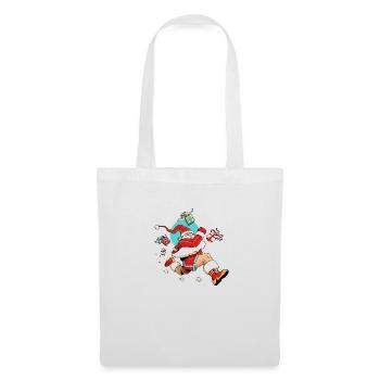 Runner Santa - Sac en tissu - blanc - Devant