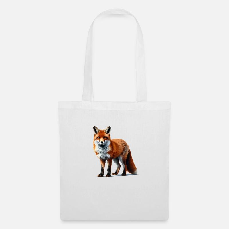 Fuchs - Stoffbeutel - Weiß
