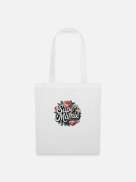 Super Granny Perfekte Geschenkidee für Oma - Stoffbeutel - Weiß