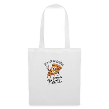 PROFESSION Goûteur de pizza - Sac en tissu - blanc - Devant