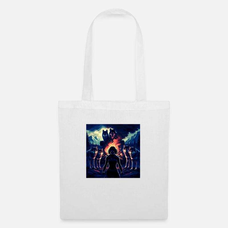 Primal Warrior - Tote Bag - white