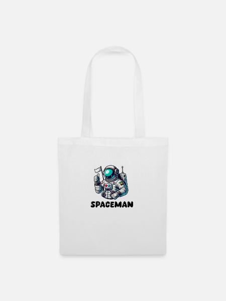 Astronaut - Stoffbeutel - Weiß