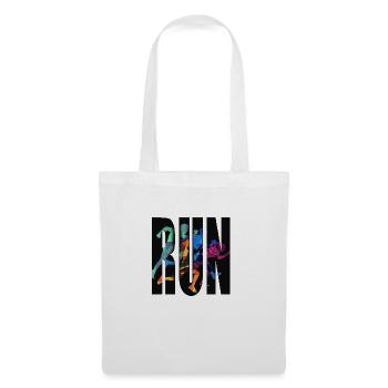 Run and don't stop - Tote Bag - white - Front