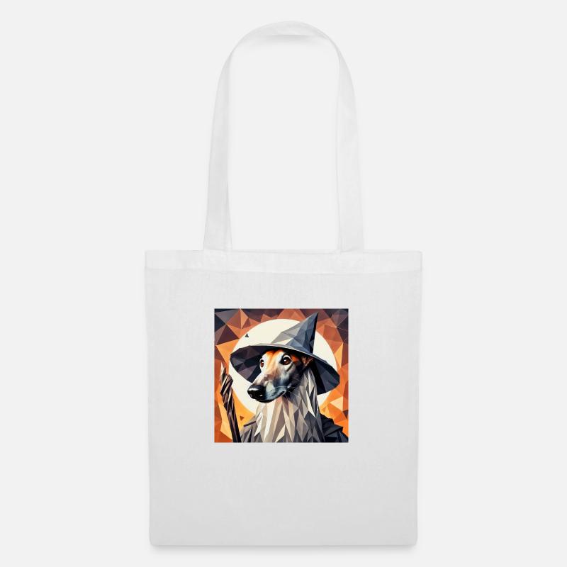 Greyhound Wizard - Tote Bag - white