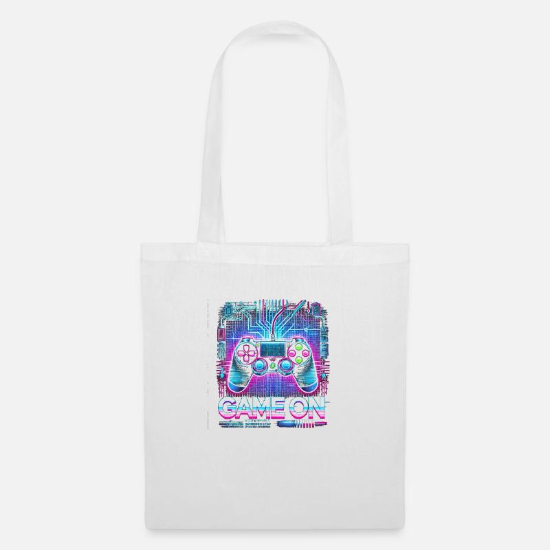 GAME ON - Tote Bag - white