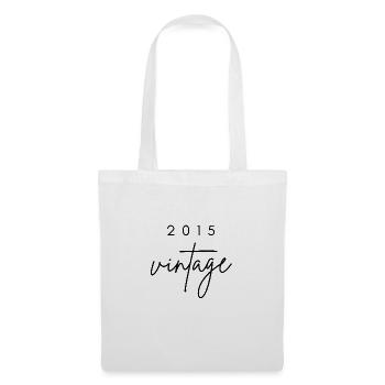 Vintage 2015 Anniversary - Tote Bag - white - Front