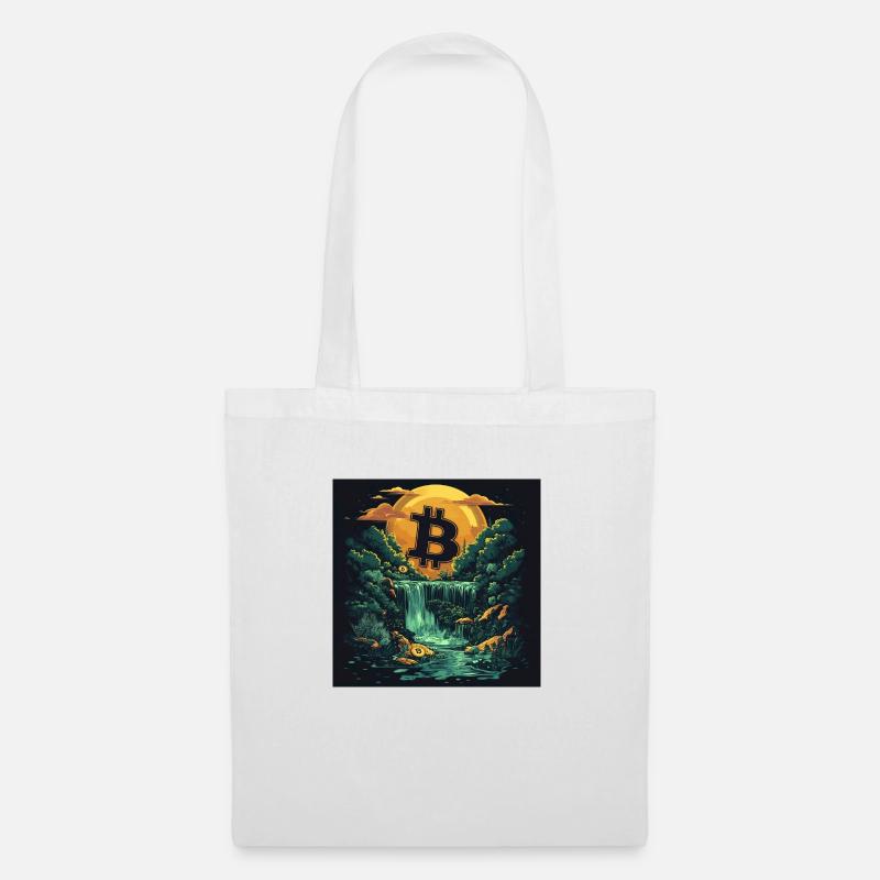 Bitcoin - Stoffbeutel - Weiß