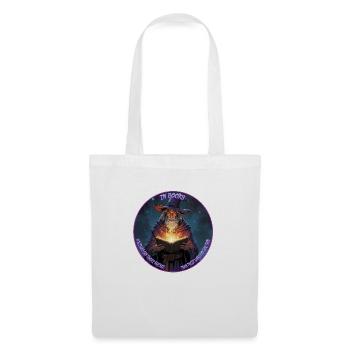 Le sorcier lit un livre - Sac en tissu - blanc - Devant
