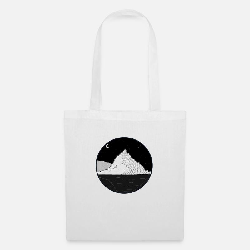 Mountain Reflection - Tote Bag - white