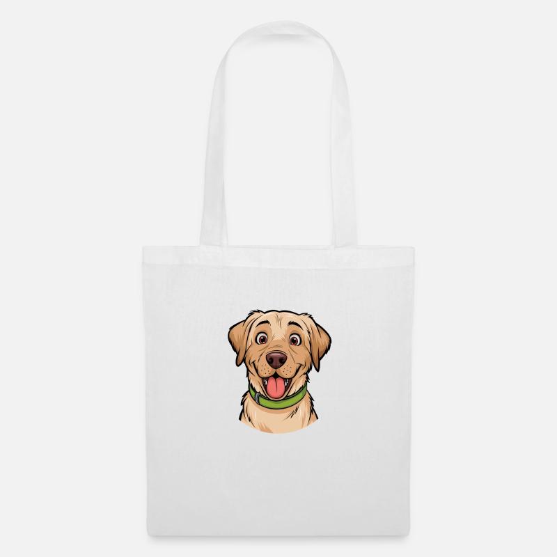 Labrador Portrait - Stoffbeutel - Weiß
