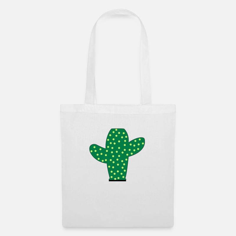 Prickly Cactus - Tote Bag - white
