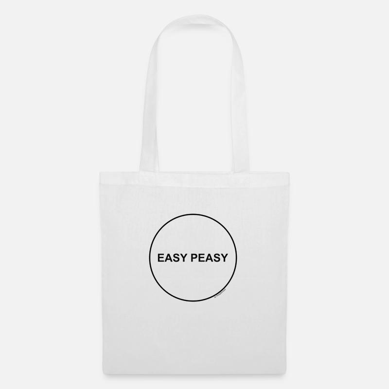 Easy Peasy - Stoffbeutel - Weiß