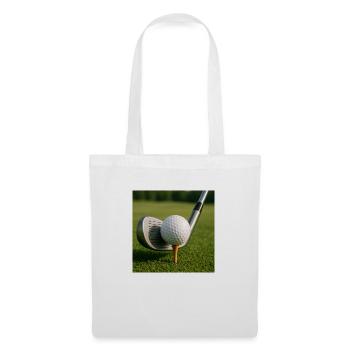 Sports - Golf, club et balle - Sac en tissu - blanc - Devant