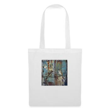 Graffiti Songbirds Rust Metal Container Urban - Tote Bag - white - Front