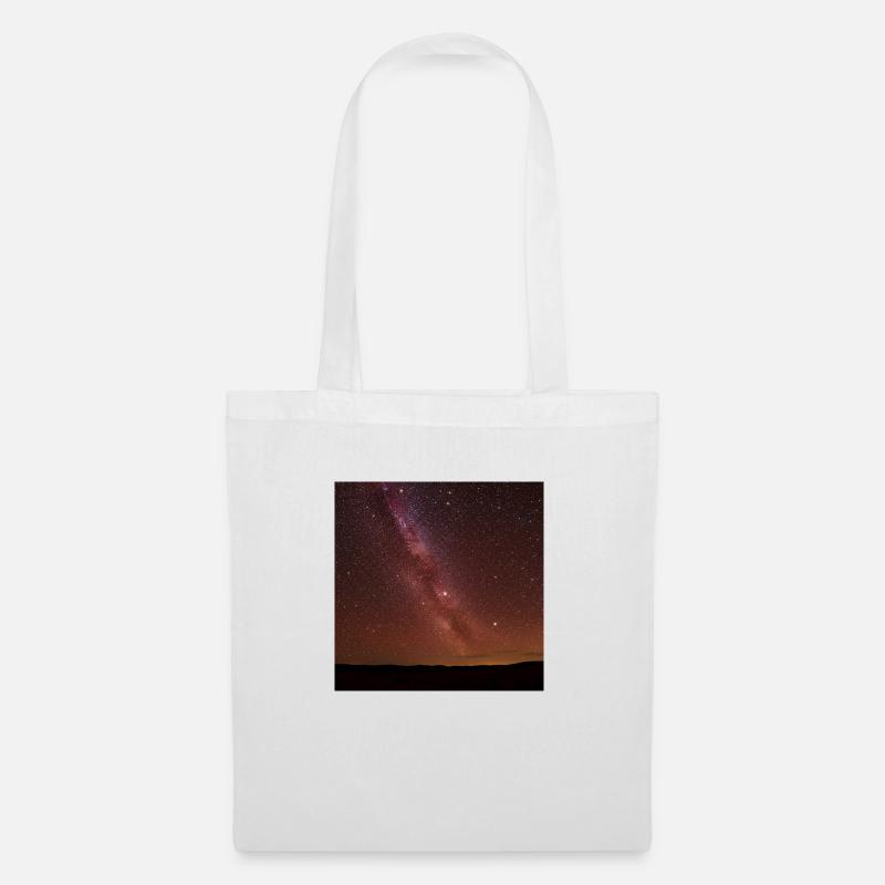 Starry sky comparison image - Tote Bag - white
