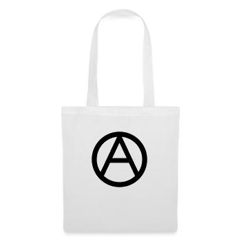 Anarchie Symbol - Stoffbeutel - Weiß - Vorne
