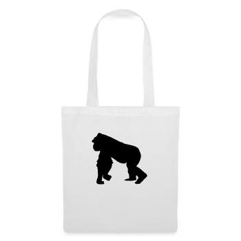 gorilla - Sac en tissu - blanc - Devant