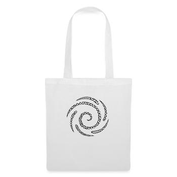 Spirale maori - Sac en tissu - blanc - Devant