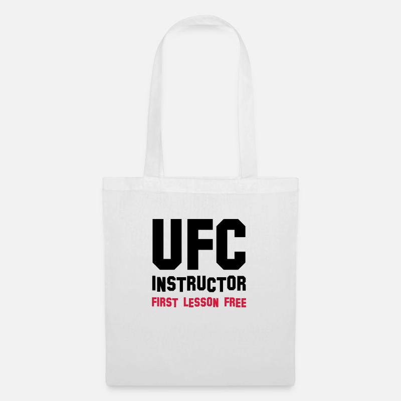 ufc instructor - Sac en tissu - blanc