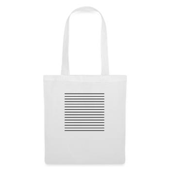 lines - Sac en tissu - blanc - Devant