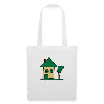 house - Tote Bag - white - Front