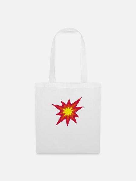 explosion__f3 - Stoffbeutel - Weiß