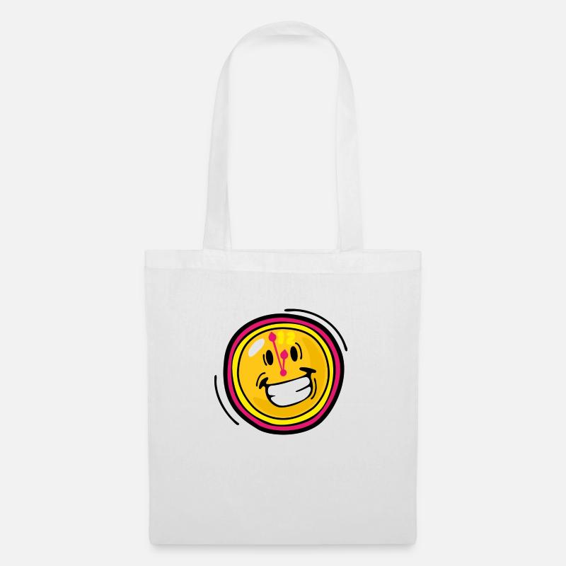 Smiley New Year 5 to Midnight - Stoffbeutel - Weiß