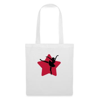 Danse Danseur Danseuse Ballet Opéra - Sac en tissu - blanc - Devant