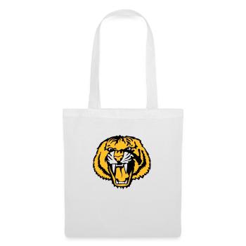 Tiger tigro Logo Club Gesicht Cartoon - Stoffbeutel - Weiß - Vorne