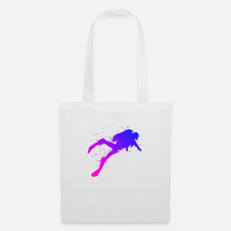 Scuba Diving Scuba Dive Men Divers - Tote Bag - white