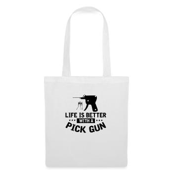 Lockpicking Expert Déverrouillage Service Lock Papa - Sac en tissu - blanc - Devant