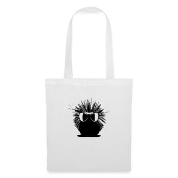 Porcupine Lunettes de soleil Mignons animaux Vector 21 - Sac en tissu - blanc - Devant