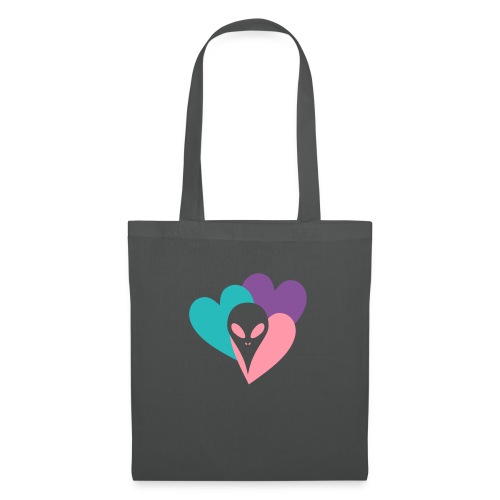 Love Hearts Alien - Tote Bag