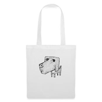 Cute fun Doggy - Tote Bag - white - Front