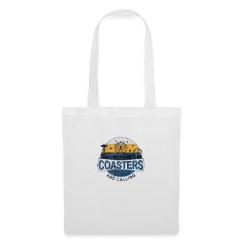 Coasters are Calling | Roller Coaster & Amusement Park - Tote Bag - white - Front