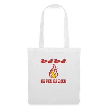 Bébé DE FEU DE DIEU - Sac en tissu - blanc - Devant