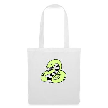 snake 02 - Stoffbeutel - Weiß - Vorne