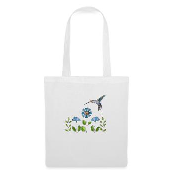 Colorful bird - Tote Bag - white - Front