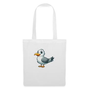 Möwe - Stoffbeutel - Weiß - Vorne