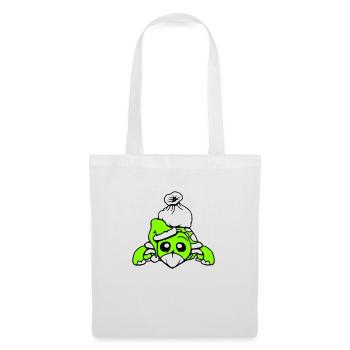 Turtle Santa Claus Hat Gifts Comic - Tote Bag - white - Front