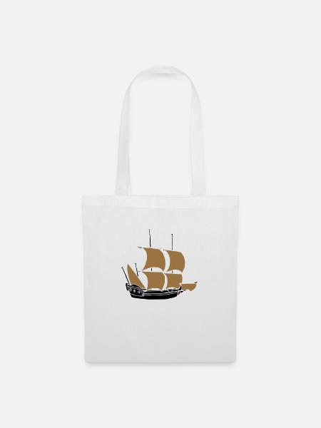 ship - Stoffbeutel - Weiß
