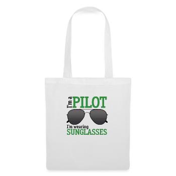 Je suis un pilote - Sac en tissu - blanc - Devant