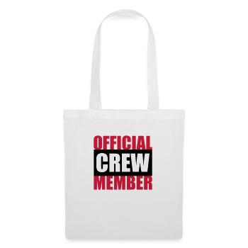 Official Crew Member - Sac en tissu - blanc - Devant