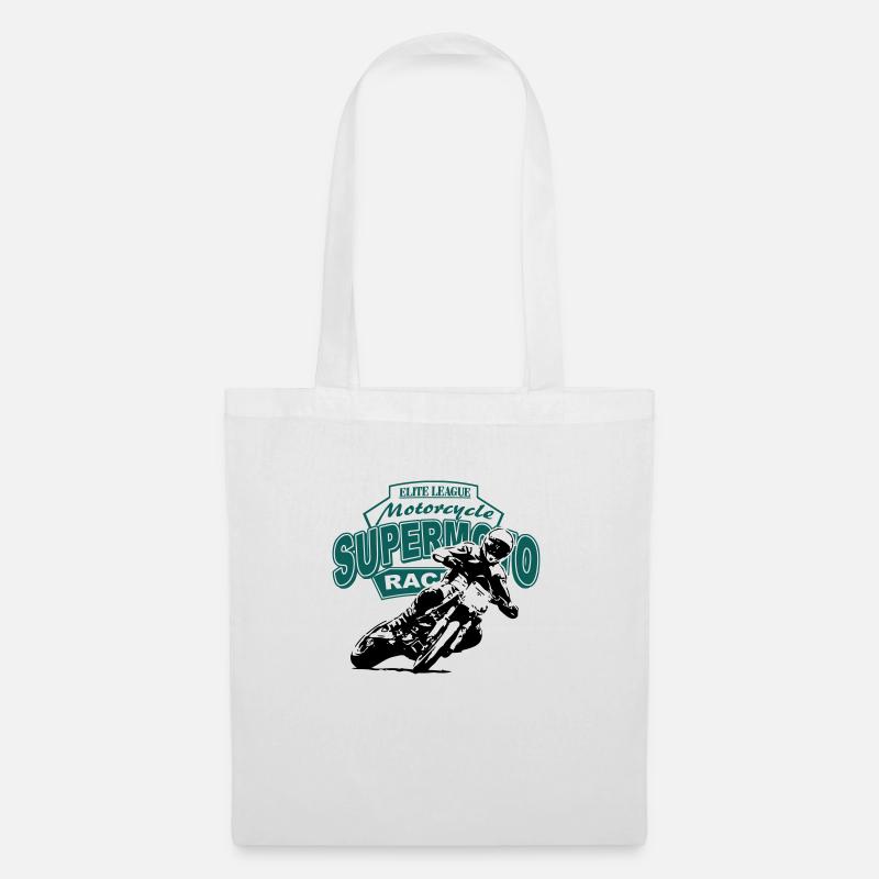 Supermoto Racing - Stoffbeutel - Weiß