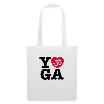 yoga - Stoffbeutel - Weiß - Vorne