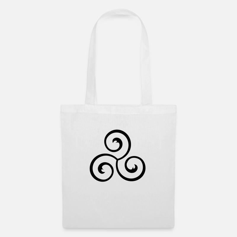 PGM triskel - Tote Bag - white